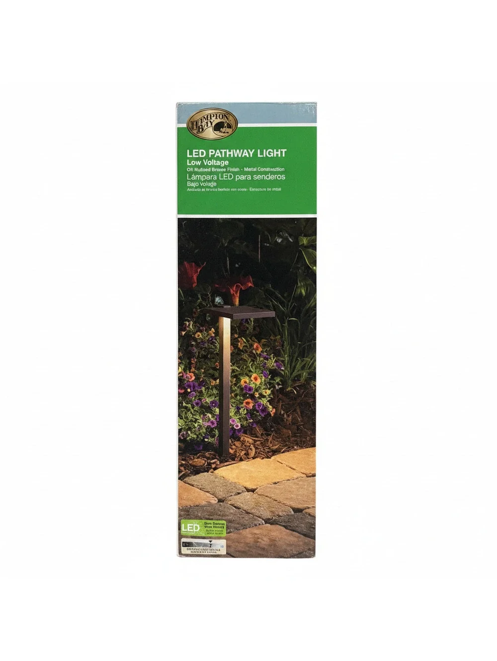 Hampton Bay LED Pathway Light, Low Voltage, Oil-Rubbed Bronze Finish, Warm White